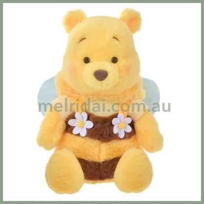 Disney | Tokyodisneystore Winnie The Pooh Fluffy Plush Doll M Yellow 2024 Limited 39×28×22Cm