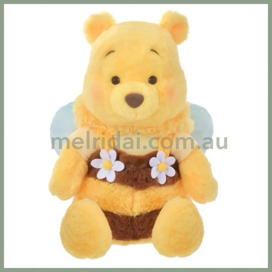 Disney | Tokyodisneystore Winnie The Pooh Fluffy Plush Doll M Yellow 2024 Limited 39×28×22Cm