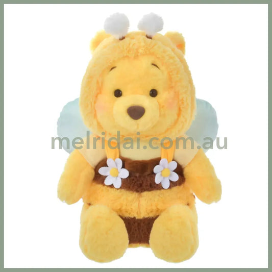 Disney | Tokyodisneystore Winnie The Pooh Fluffy Plush Doll M Yellow 2024 Limited 39×28×22Cm