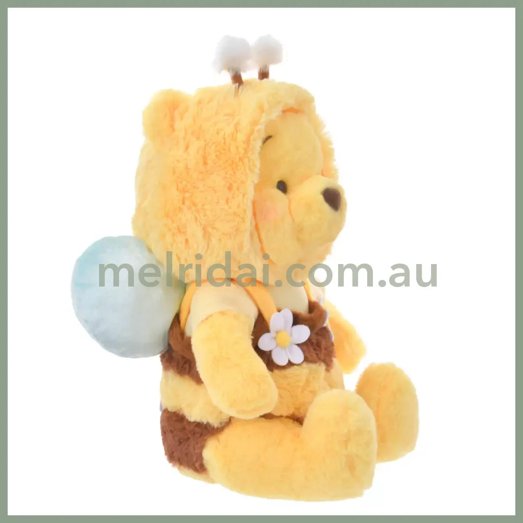 Disney | Tokyodisneystore Winnie The Pooh Fluffy Plush Doll M Yellow 2024 Limited 39×28×22Cm