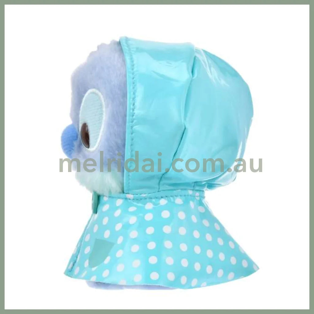 Disney | Urupocha-Chan Mini Plush 11×11×8Cm (Rainy Day) 东京迪士尼 小公仔 豆豆眼/墩墩 帽子可摘（雨衣系列）