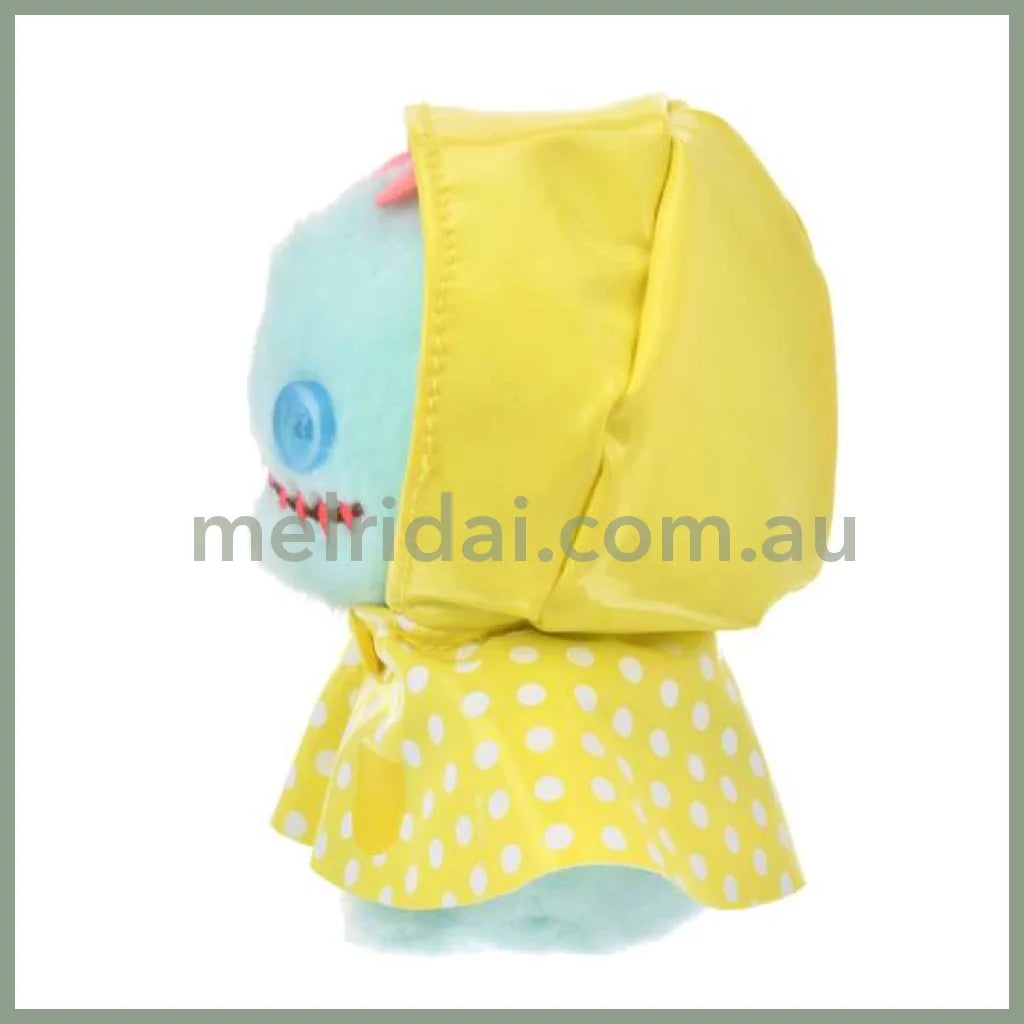 Disney | Urupocha-Chan Mini Plush 11×11×8Cm (Rainy Day) 东京迪士尼 小公仔 豆豆眼/墩墩 帽子可摘（雨衣系列）