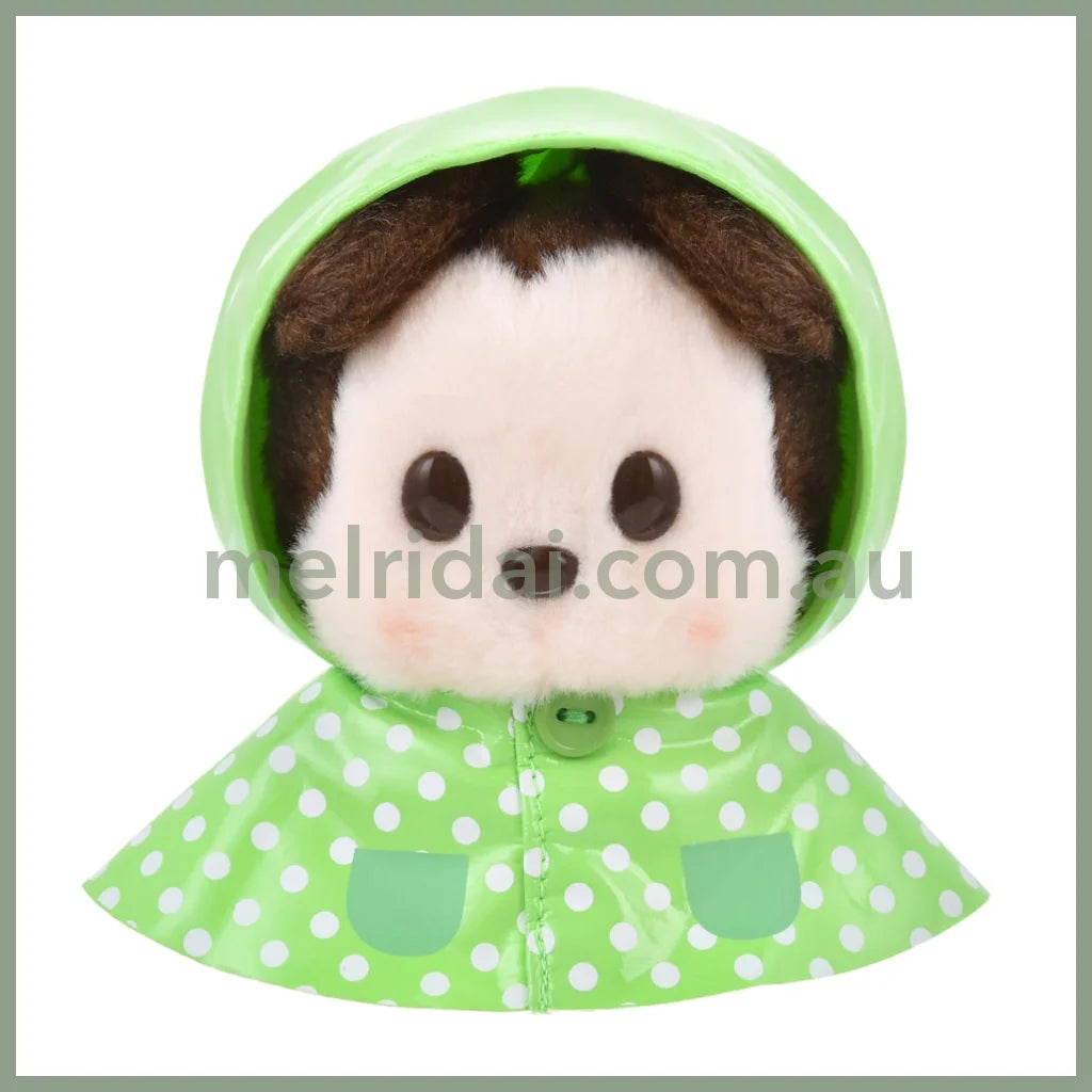 Disney | Urupocha-Chan Mini Plush 11×11×8Cm (Rainy Day) 东京迪士尼 小公仔 豆豆眼/墩墩 帽子可摘（雨衣系列） Mickey Mouse 米奇