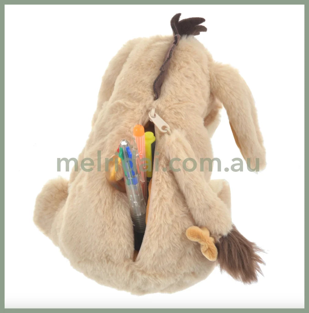 Disneywhite Pooh 2022 Winter Eeyore Plush Pen Case H21 X W16.5 D31Cm