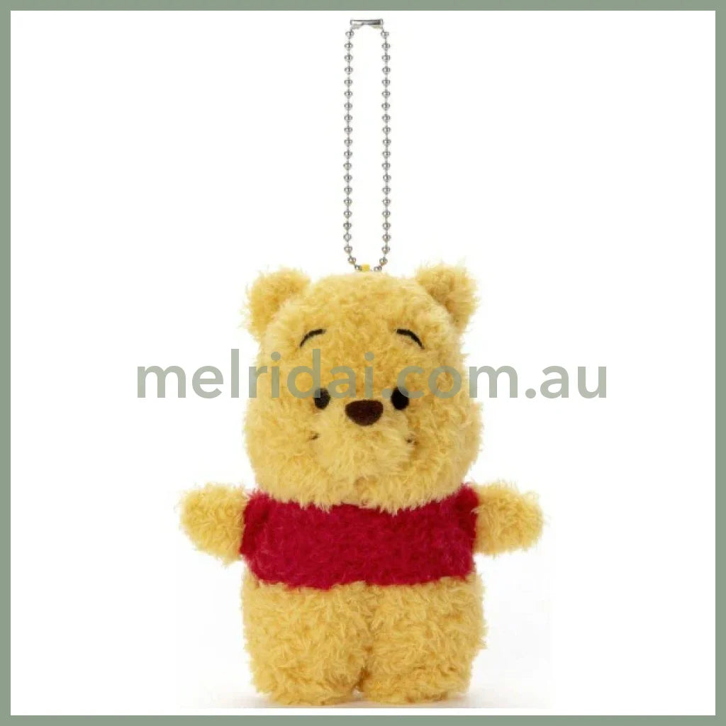 Disney | Winnie The Pooh Fluffy Mascot Holder Plush Keychain W95×H120×D60Mm