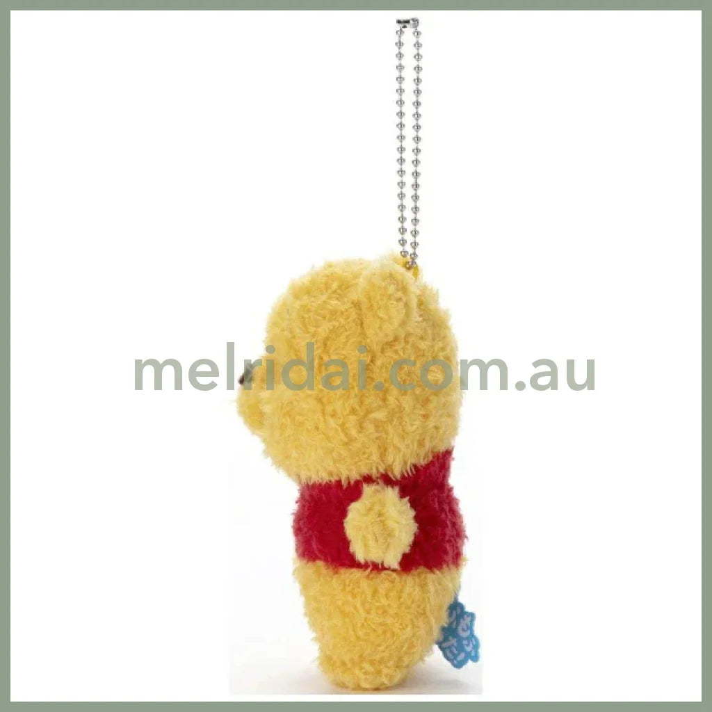 Disney | Winnie The Pooh Fluffy Mascot Holder Plush Keychain W95×H120×D60Mm