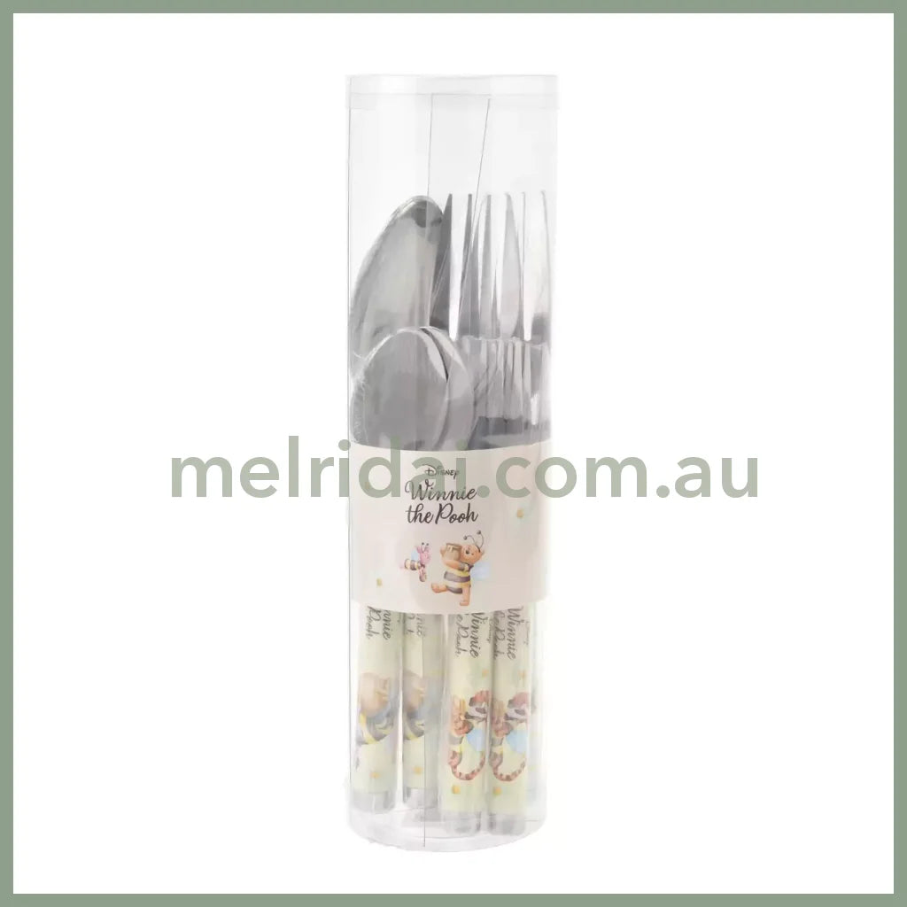 Disney | Winnie The Pooh & Friends Cutlery Set Spoons And Forks 8Pcs (Hondy Day)