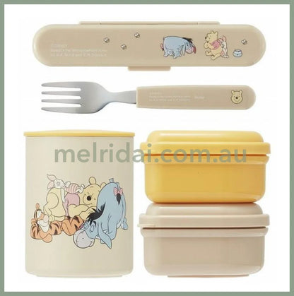 Disneywinnie The Pooh Lunch Box With Antibacterial Thermal Insulation Jar