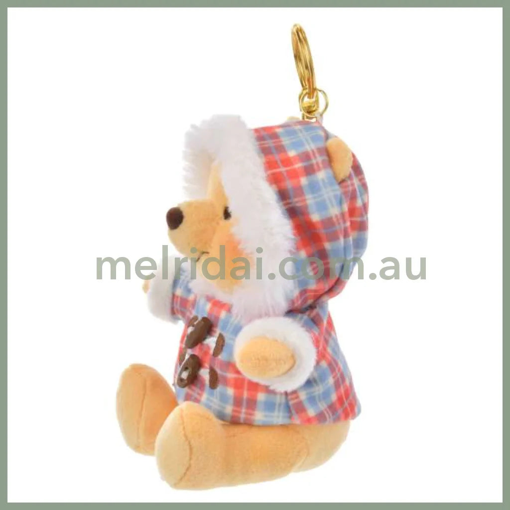 Disney | Winnie The Pooh Mascot Holder Plush Keychain 14×11.5×9Cm (Duffel Collection)