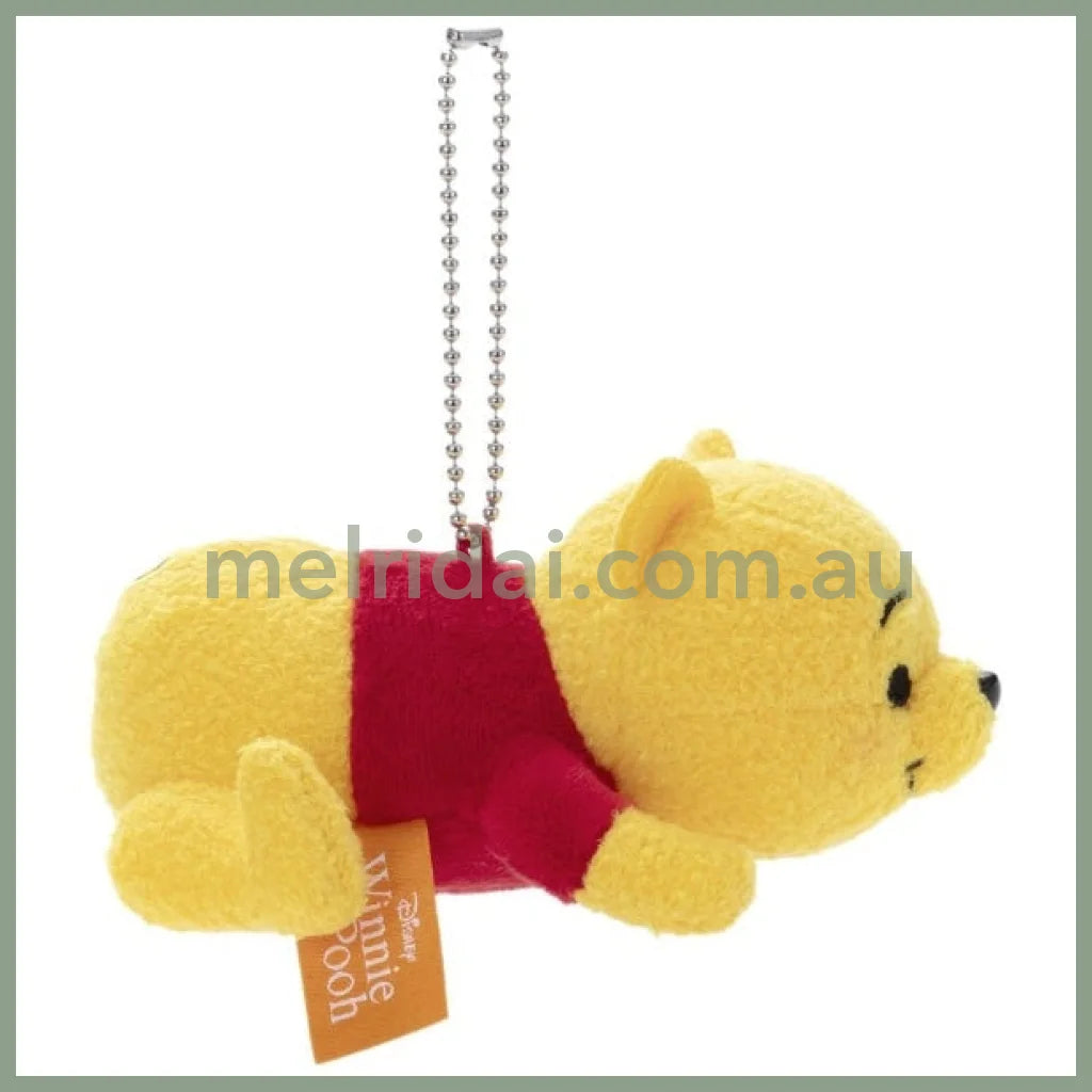 Disney | Winnie The Pooh Mascot Holder Plush Keychain W90×H55×D120Mm (Lying)