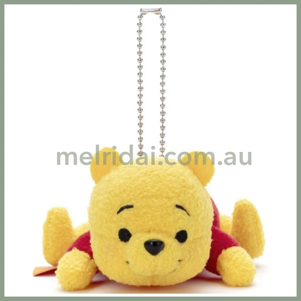 Disney | Winnie The Pooh Mascot Holder Plush Keychain W90×H55×D120Mm (Lying)