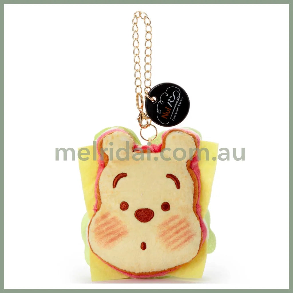 DISNEY | Winnie the Pooh Nui Pan Chain Strap Keychain Mascot Holder W100×H175×D55mm (Sandwitch)