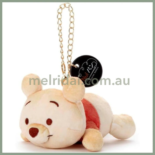 DISNEY | Winnie the Pooh Nui Pan Chain Strap Keychain Mascot Holder W90×H130×D120mm (Sleepy)