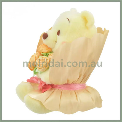 Disney｜Winnie The Pooh Plush Bouquet 2024版 22×20×21Cm 东京迪士尼 维尼小熊/噗噗 花束公仔/毛绒玩偶 毕业礼物/生日礼物 外层可拆