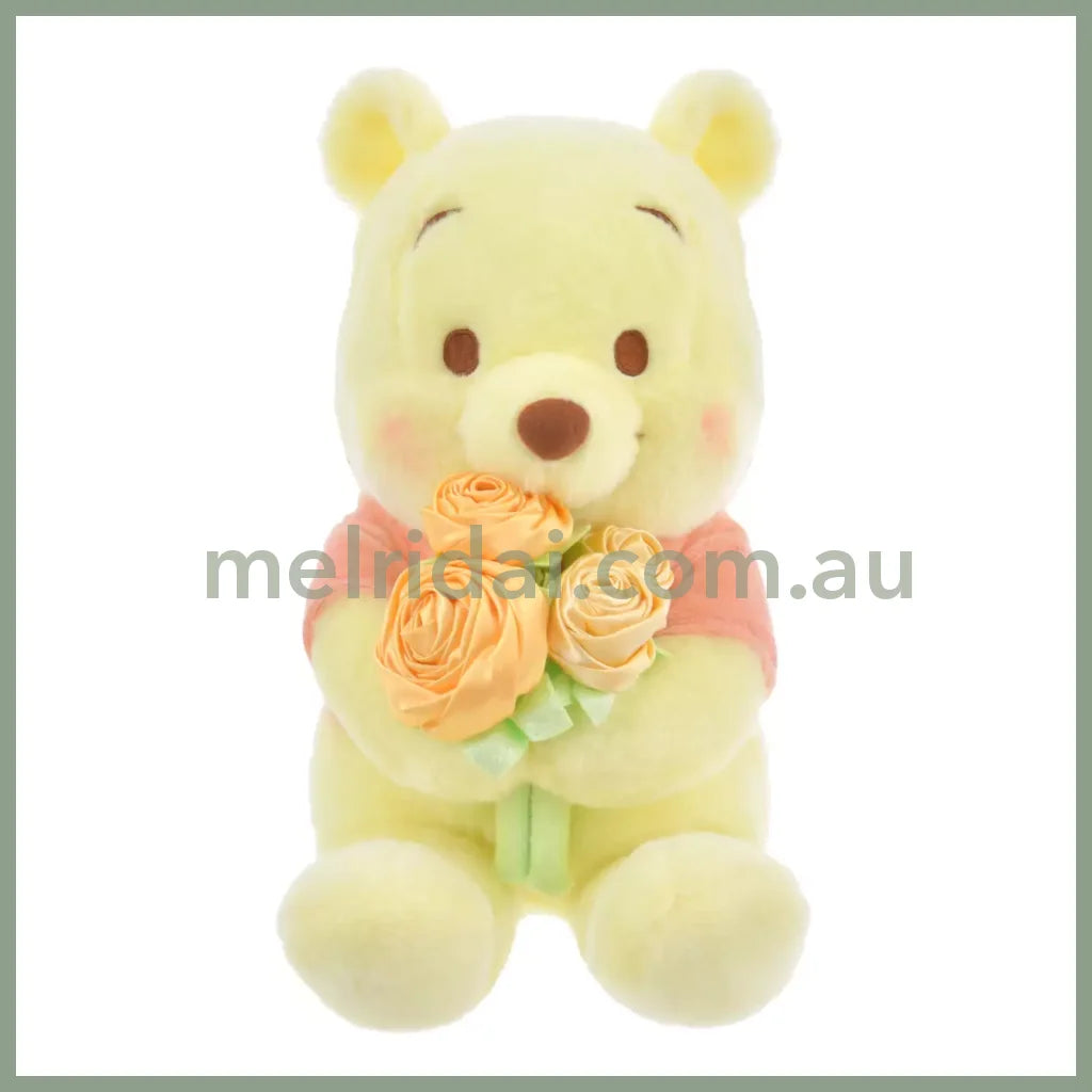Disney｜Winnie The Pooh Plush Bouquet 2024版 22×20×21Cm 东京迪士尼 维尼小熊/噗噗 花束公仔/毛绒玩偶 毕业礼物/生日礼物 外层可拆
