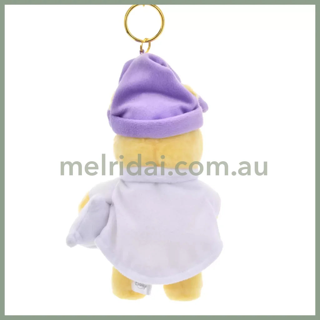 DISNEY | Winnie the Pooh Plush Keychain Mascot Holder Bag Charm H19.5×W12×D6.5cm (PAJAMA STYLE)