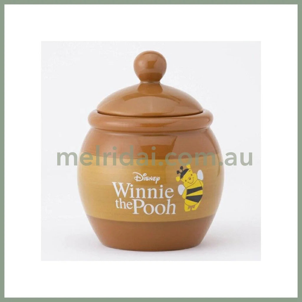 DISNEY｜Winnie the Pooh Porcelain Honey Pot with Lid φ10.5 x H13.5