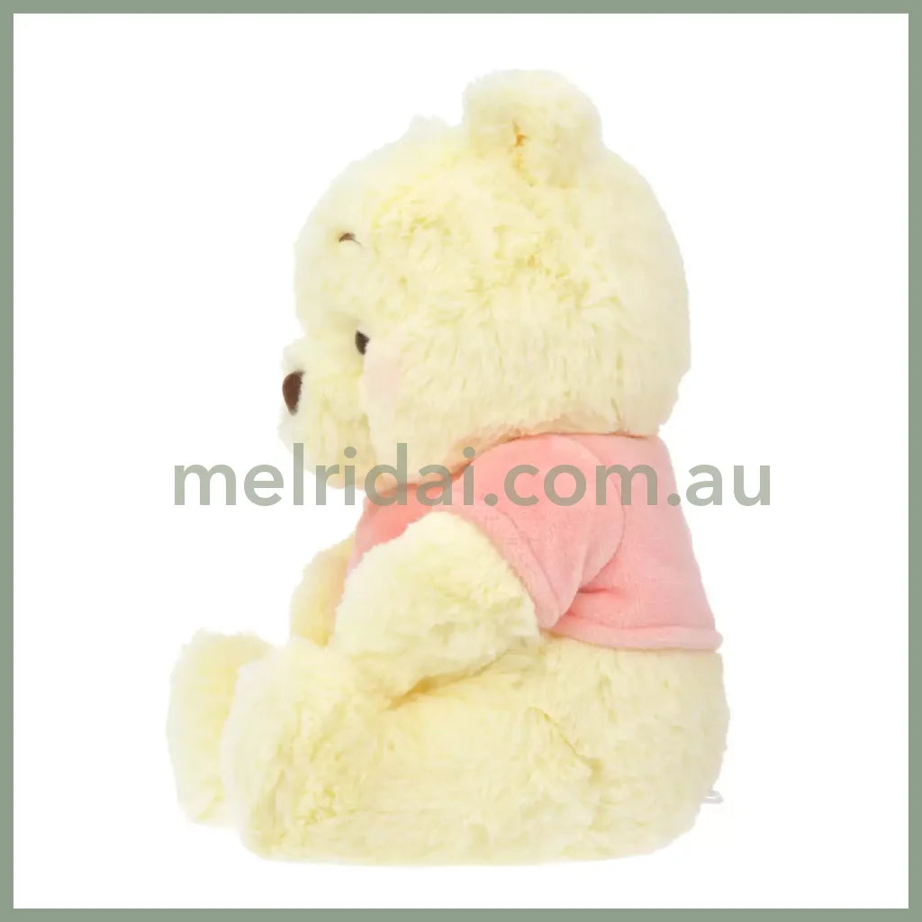 Disney | Winnie The Pooh Stuffed Toy Plush 34×21×23Cm(Kusumi Pastel) 东京迪士尼 维尼小熊/噗噗 毛绒玩偶/公仔