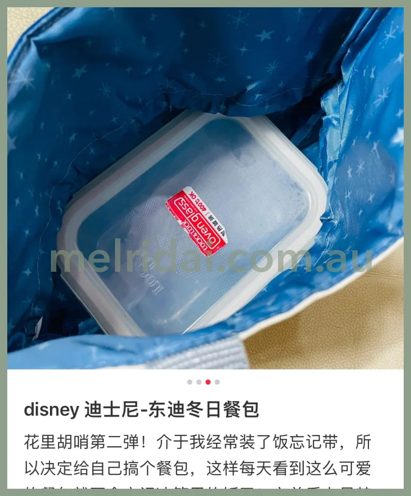 Disneywinter Twinkling Town Lunch Bag