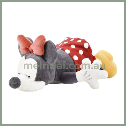 DISNEY x LIV HEART | Mochi Hug Minnie Mouse Plush Toy W9.5xD27xH8.5