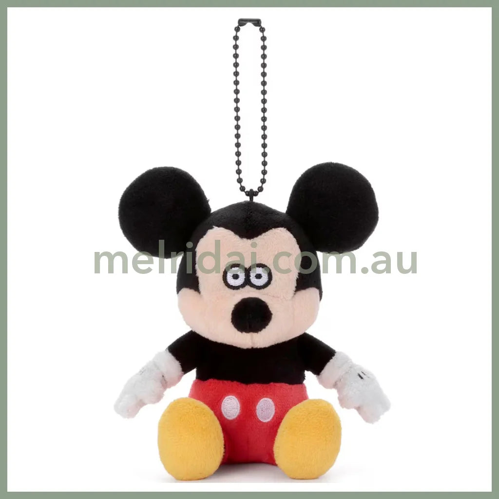 DISNEY x Seiji Matsumoto | Mickey Mouse Mascot Holder Plush Keychain Bag Charm W95 x H120 x D70mm
