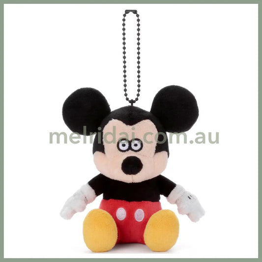 DISNEY x Seiji Matsumoto | Mickey Mouse Mascot Holder Plush Keychain Bag Charm W95 x H120 x D70mm