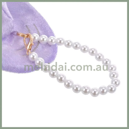 Disney | Young Oyster Smiling Plush Keychain Pearl Chain Alice In Wonderland 15×8×6.5(Cm)