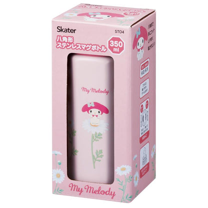Sanrio | My Melody Octagonal Stainless Bottle 350Ml 日本三丽鸥 美乐蒂 八角形不锈钢保温杯/防滑杯底
