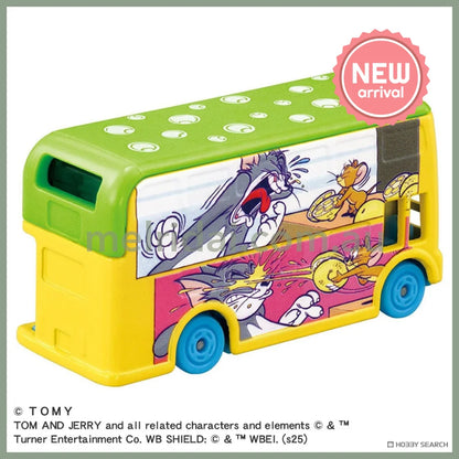 DREAM TOMICA | Tom and Jerry Wrapping Bus 8 x 4.1 x 3.9 cm