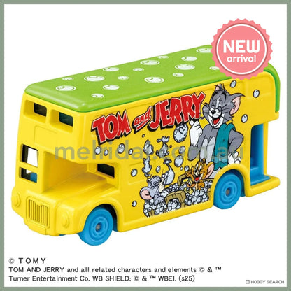 DREAM TOMICA | Tom and Jerry Wrapping Bus 8 x 4.1 x 3.9 cm