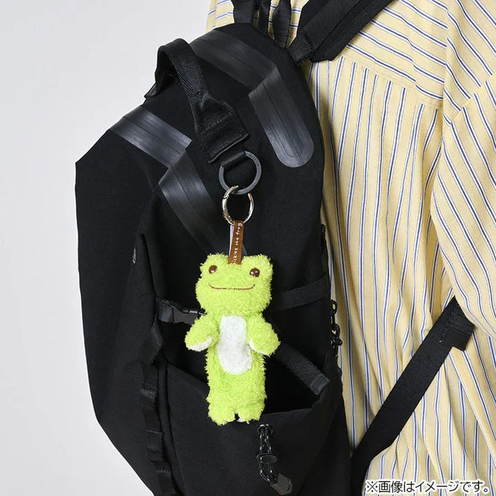 Pickles the Frog | Plush Lip Case Mini Case Plush Keychain Bag Charm 120×70×40mm