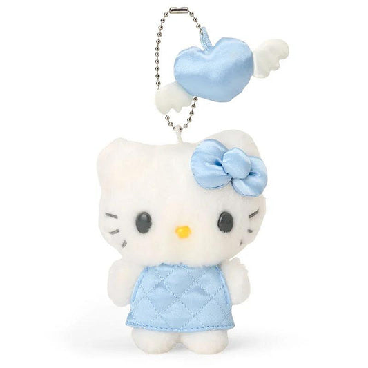 SANRIO | Hello Kitty Mascot Holder Bag Charm Plush Keychain Blue 80×50×100mm (Miniature Quilt)