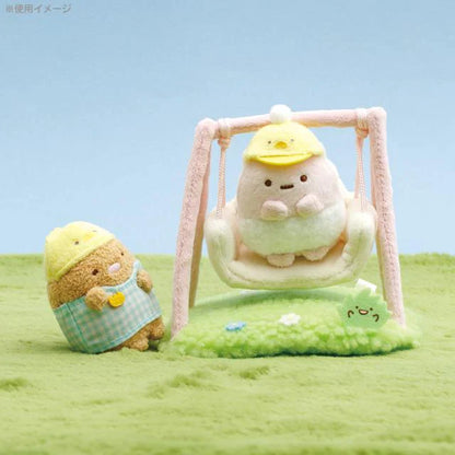 SAN-X | Sumikko Gurashi Neko Cat Swing Scene Plush Doll H120×W120×D100mm (Kindergarten)