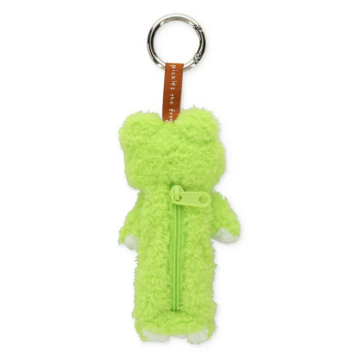 Pickles the Frog | Plush Lip Case Mini Case Plush Keychain Bag Charm 120×70×40mm