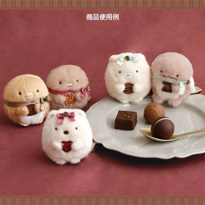 SAN-X | Sumikko Gurashi mini Tenori Plush Doll 60×55×50mm (Chocolate Fair at Sumikko Cafe)