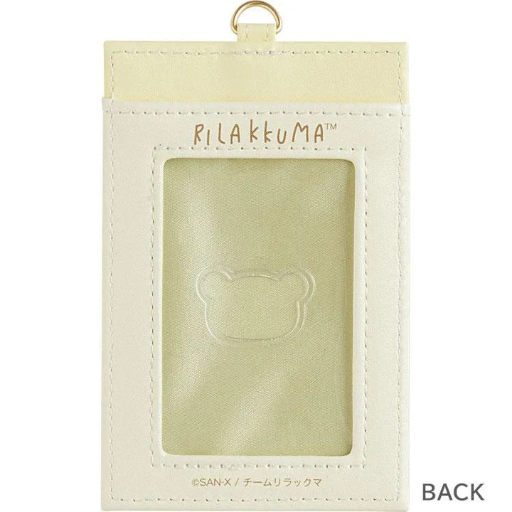 SAN-X | Rilakkuma Pass Case with Reel 115×75mm (Stay With Me)