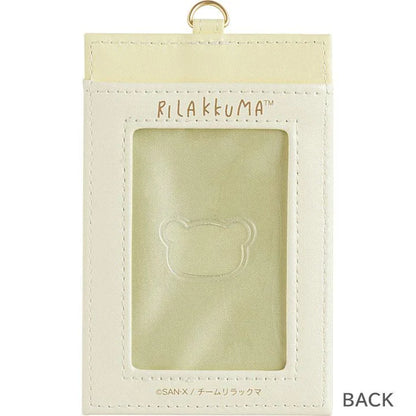 SAN-X | Rilakkuma Pass Case with Reel 115×75mm (Stay With Me)