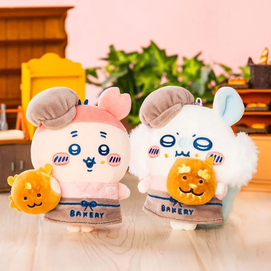 CHIIKAWA | Kani-chan / Furuhonya Plush Keychain Bag Charm 115×100×50mm (Chiikawa Bakery Staff)