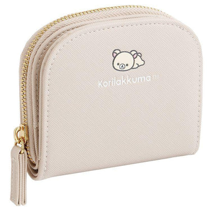 SAN-X | Rilakkuma Compact Wallet Bifold Wallet 100×100×30mm (White)