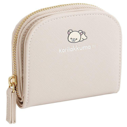 SAN-X | Rilakkuma Compact Wallet Bifold Wallet 100×100×30mm (White)
