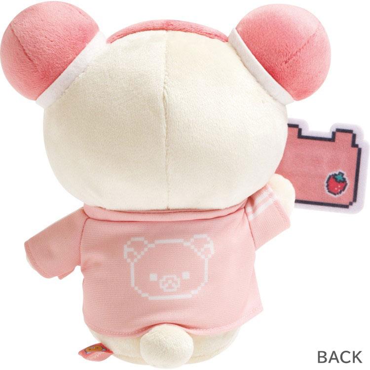 SAN-X | Korilakkuma Plush Toy Plush Doll Pink 190×190×120mm (Rilakkuma Gaming Console)