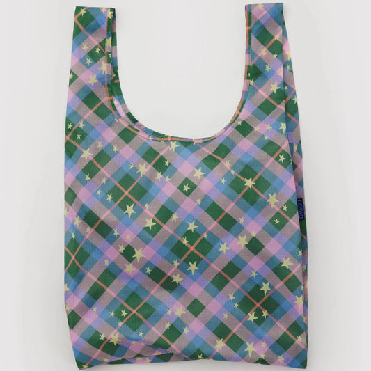 Baggu Standard Baggu (Green Star Plaid)