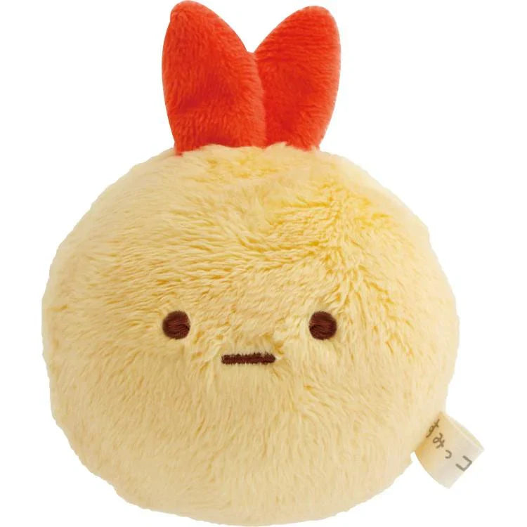 SAN X | Ebifurai no Shippo Fried Shrimp Squish Round Plush Doll Face 65×65×65mm