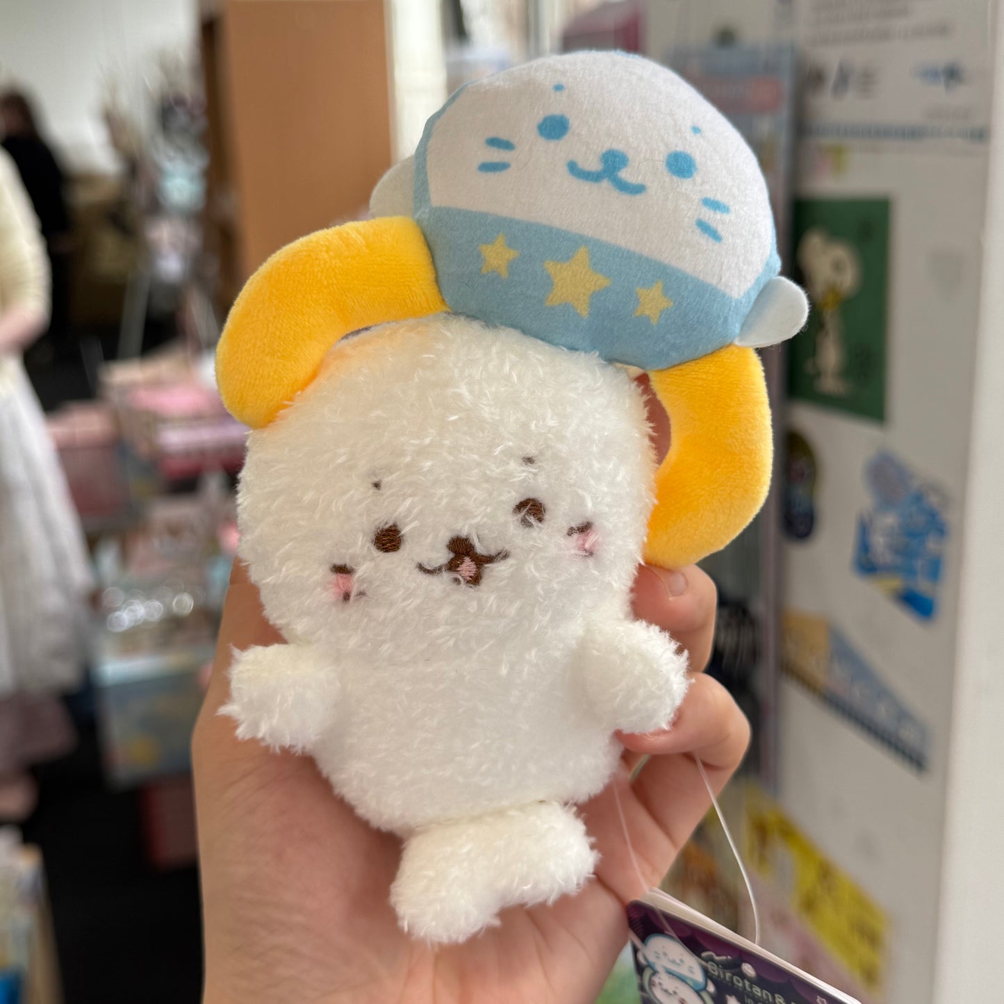 Sirotan| Mascot Holder Bag Charm Keychain 105x73x58mm