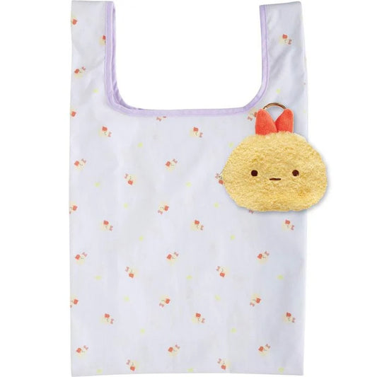 SAN-X | Ebifurai no Shippo Shrimp Tail Plush Shopping Bag Keychain