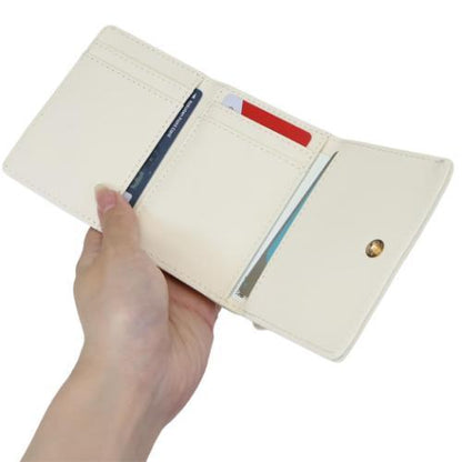 SAN-X | Rilakkuma Korilakkuma Clasp Trifold Wallet Mini Wallet Clasp Coin Pouch 100x80x30mm