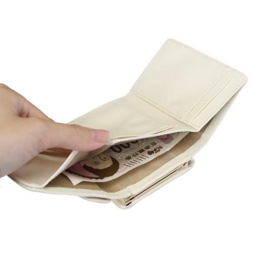 SAN-X | Rilakkuma Korilakkuma Clasp Trifold Wallet Mini Wallet Clasp Coin Pouch 100x80x30mm