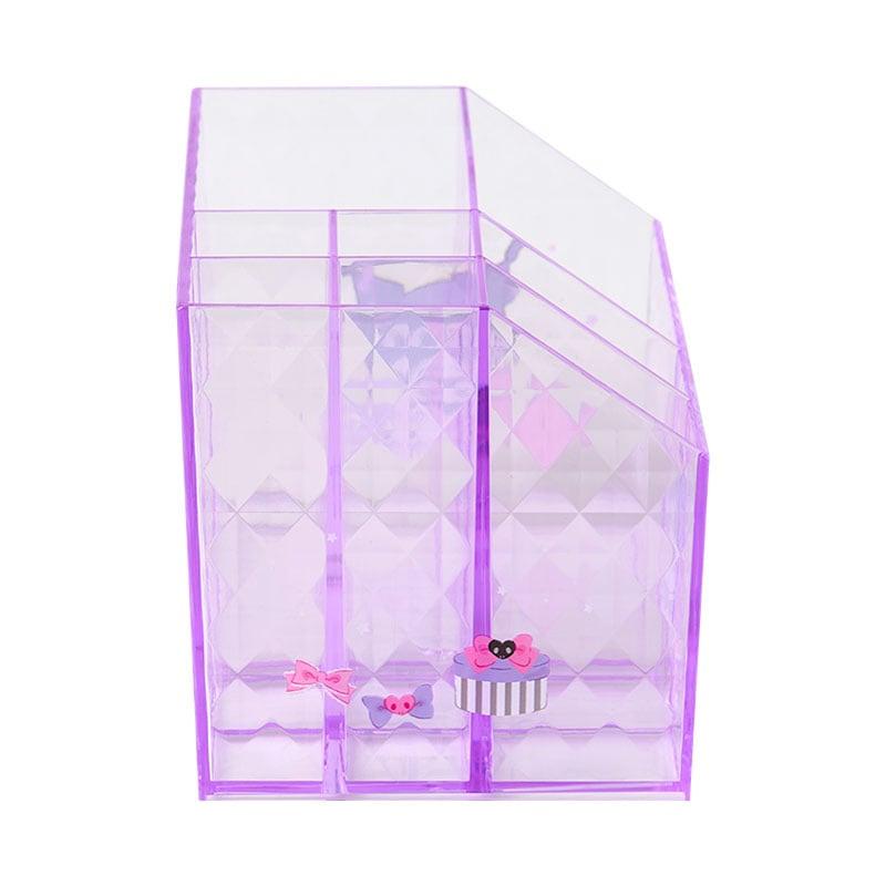 SANRIO | Kuromi Cosmetic Desk Organizer 170×93×100mm (Relaxing)
