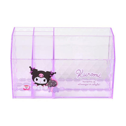SANRIO | Kuromi Cosmetic Desk Organizer 170×93×100mm (Relaxing)
