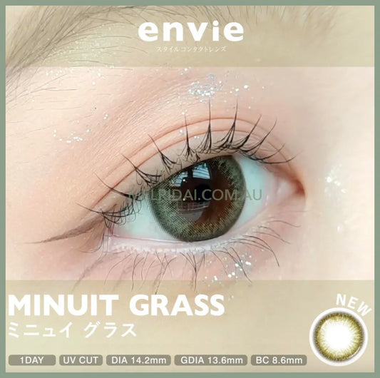 Enviecolor Contacts 1 Day 10 Pieces Minuit Grass Dia14.2Mm Bc8.6Mm